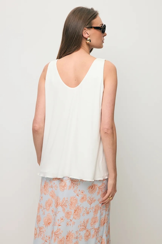 BIZUU top damski z modalem LULY LULY.KREMOWY biały SS26