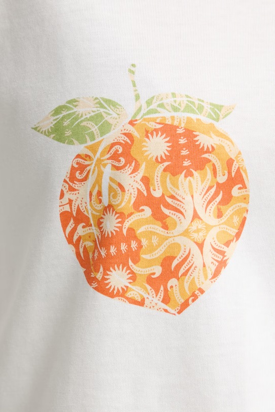 Never Fully Dressed T-shirt damski bawełniany NFDTO2216 biały