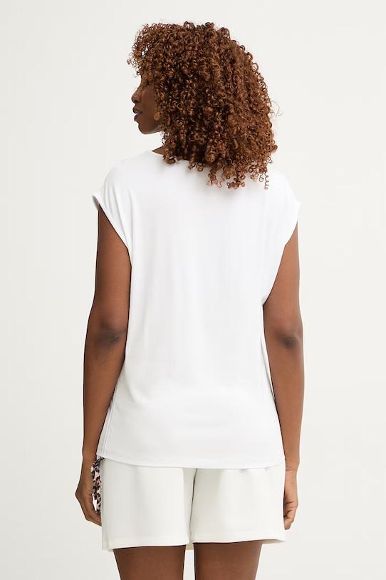 Одяг Liu Jo топ жіночий віскозний VA6047.JS360 бежевий