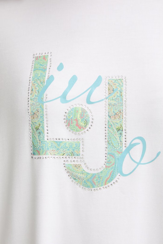 Liu Jo T-shirt damski VA6164.JS360 biały