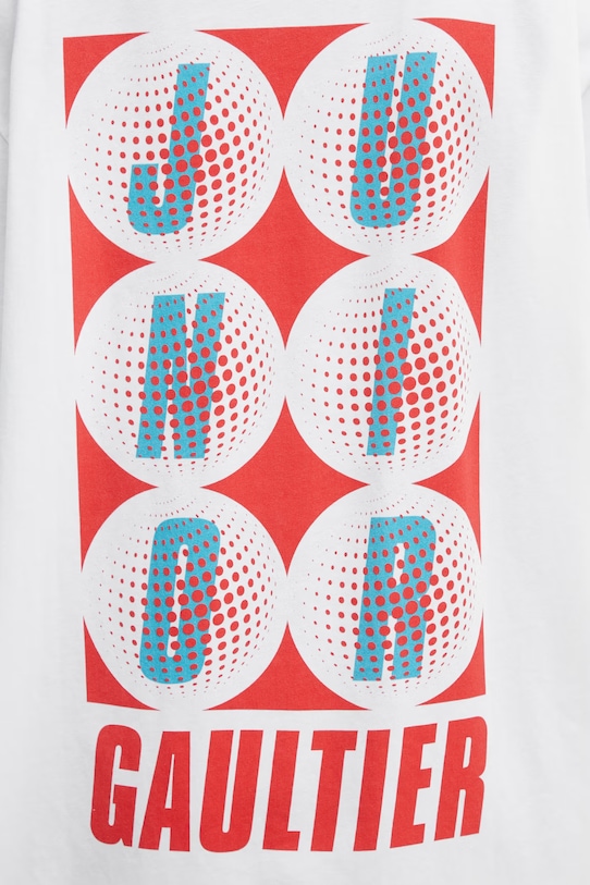 Jean Paul GAULTIER Junior Gaultier t-shirt γυναικείο βαμβακερό λευκό 26.02.U.TO497.J074.0130