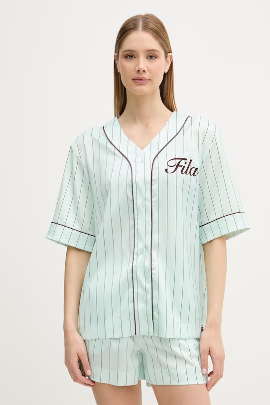 Fila Рубашка женская FIESOLE бирюзовый FAW1262