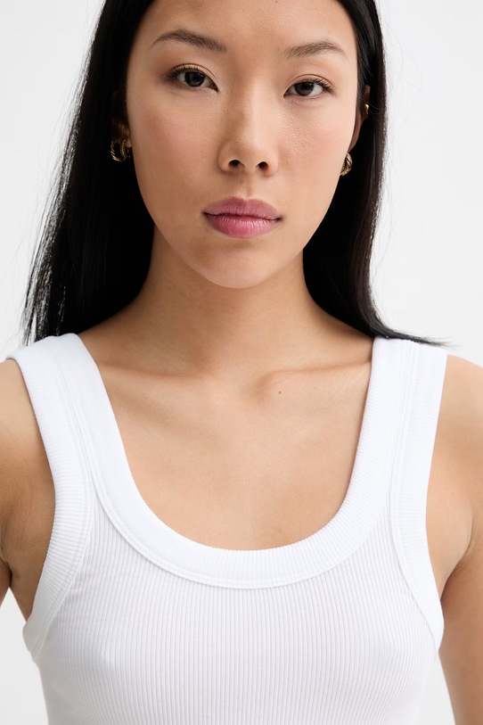 rag & bone top damski biały RE6B26ST3EW