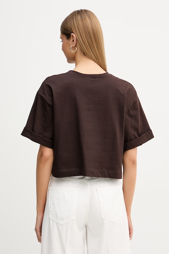 Îmbrăcăminte ViCOLO tricou pentru femei, din bumbac UAB0016 maro