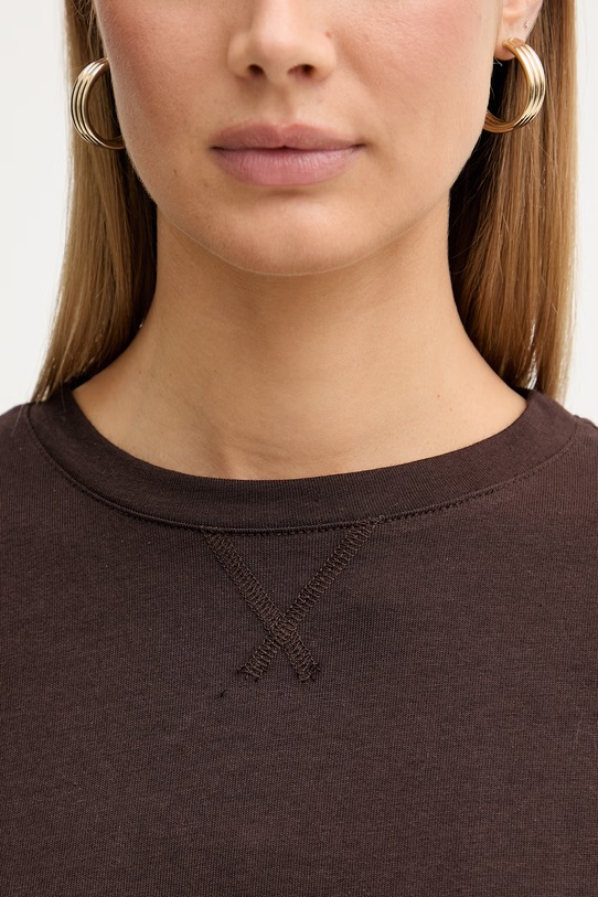 ViCOLO tricou pentru femei, din bumbac UAB0016 maro