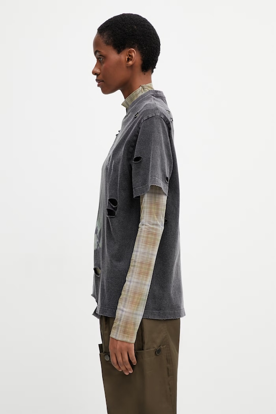 Andersson Bell T-shirt damski bawełniany atb1510w szary SS26