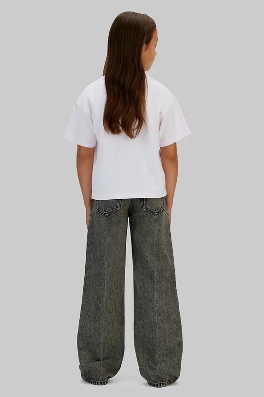 Calvin Klein Jeans t-shirt bawełniany dziecięcy IG0IG02136.128.176.PPY2 różowy