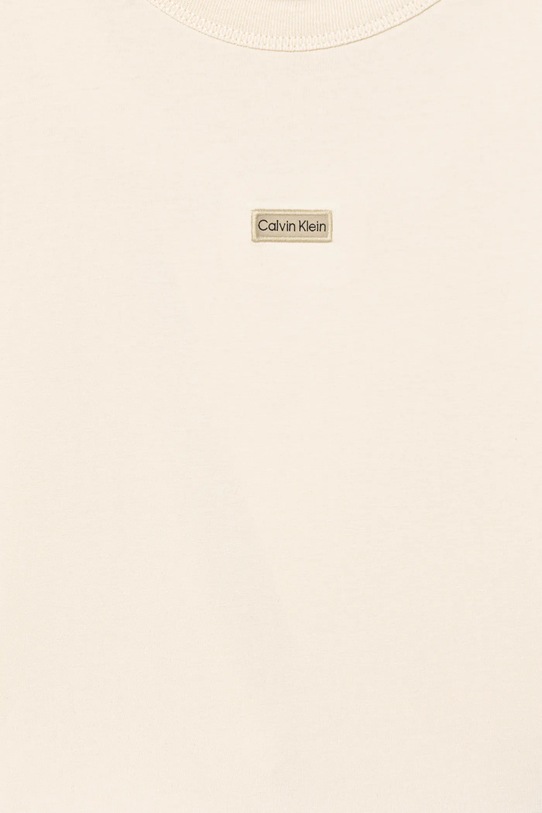 Dziewczynka Calvin Klein Jeans t-shirt dziecięcy IG0IG03063.128.176.PPY2 beżowy
