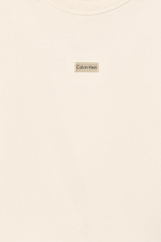 Dziewczynka Calvin Klein Jeans t-shirt dziecięcy IG0IG03063.128.176.PPY2 beżowy
