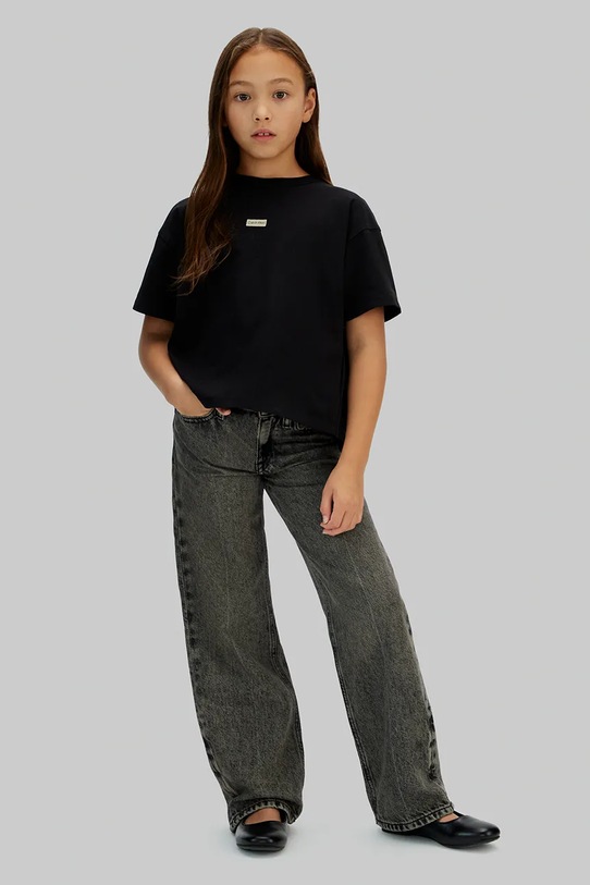 Calvin Klein Jeans t-shirt dziecięcy czarny IG0IG03063.128.176.PPY2