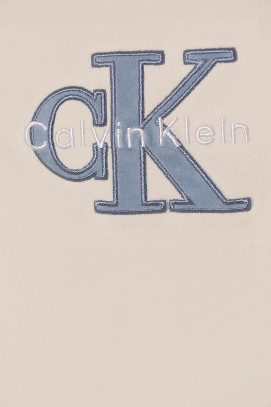Dziewczynka Calvin Klein Jeans t-shirt dziecięcy IG0IG03065.128.176.PPY2 beżowy