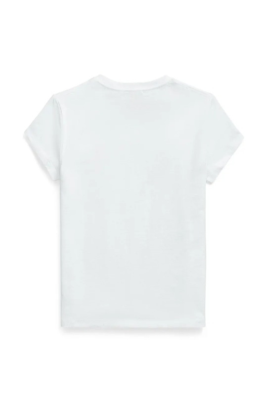 Παιδικό βαμβακερό μπλουζάκι Polo Ralph Lauren 313A10636003 λευκό SS26