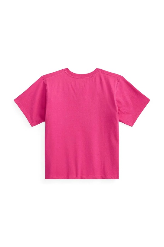 Dziewczynka Polo Ralph Lauren t-shirt bawełniany dziecięcy 313A95934002 różowy
