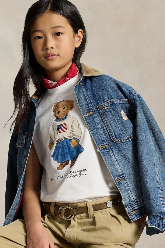 Polo Ralph Lauren t-shirt bawełniany dziecięcy 313A98403001