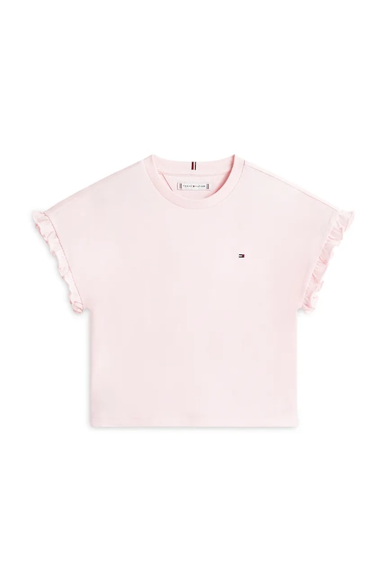 Tommy Hilfiger t-shirt dziecięcy KG0KG08970.116.122.PPY2 różowy SS26