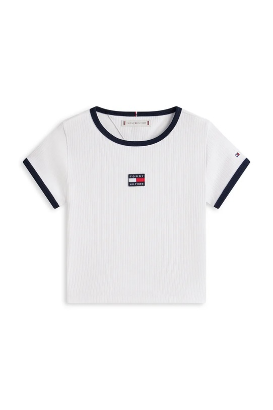Tommy Hilfiger t-shirt dziecięcy KG0KG09066.128.176.PPY2 biały SS26