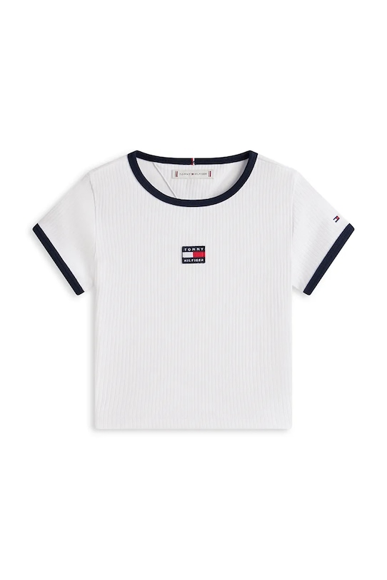 Tommy Hilfiger t-shirt dziecięcy KG0KG09066.128.176.PPY2 biały SS26