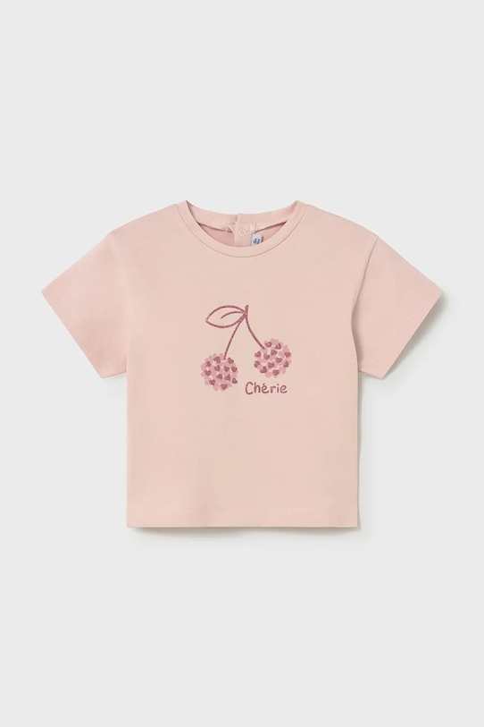 Mayoral tricou copii print roz 105.4G.Baby.PPY2