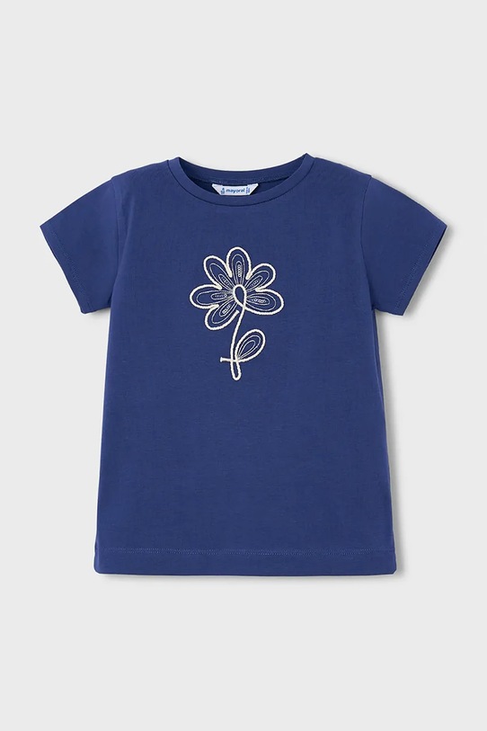 Dječja majica kratkih rukava Mayoral s elastinom plava 174.6C.Mini.PPY2