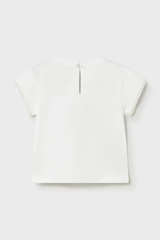 Παιδικό μπλουζάκι Mayoral 1079.4D.Baby.PPY2 λευκό SS26