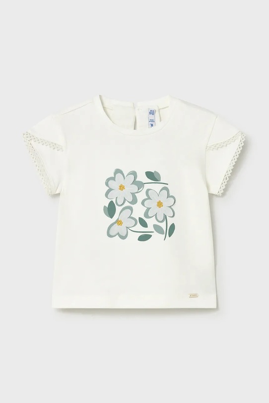 Mayoral t-shirt dziecięcy z elastanem beżowy 1079.4D.Baby.PPY2