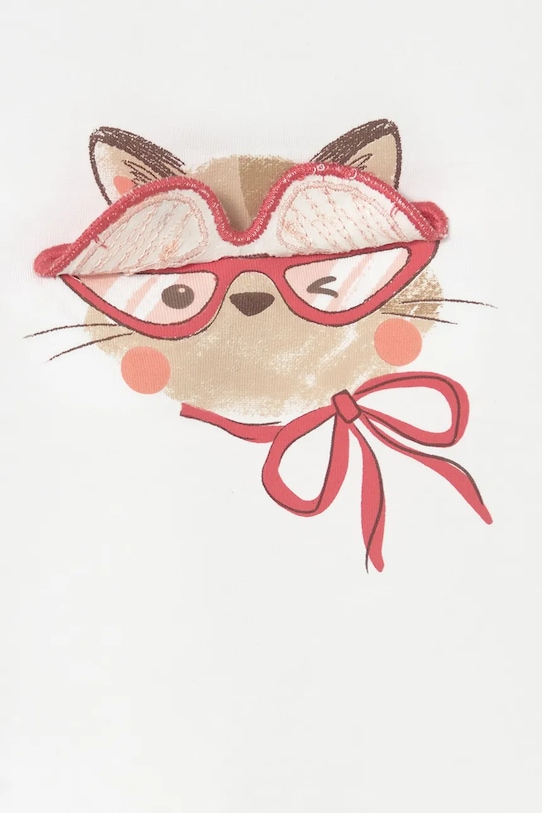 Παιδικό μπλουζάκι Mayoral λευκό 1080.4E.Baby.PPY2