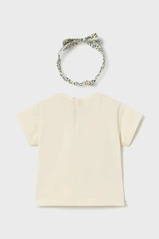 Παιδικό μπλουζάκι Mayoral 1081.4F.Baby.PPY2 λευκό SS26