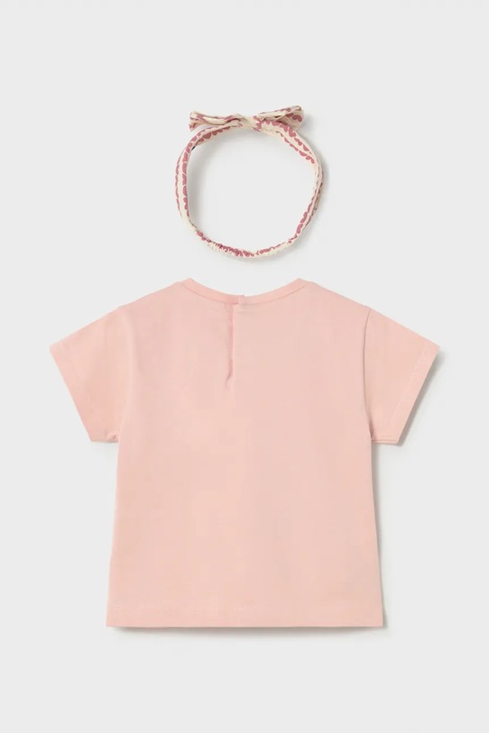 Mayoral t-shirt dziecięcy 1081.4F.Baby.PPY2 różowy SS26