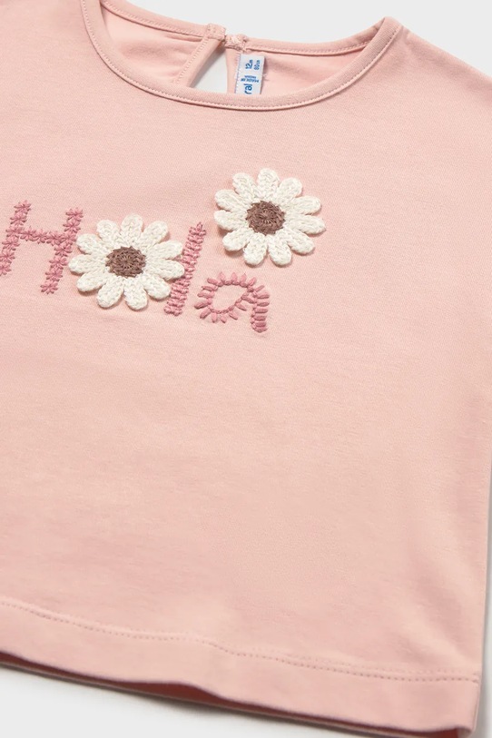 Dziewczynka Mayoral t-shirt dziecięcy 1084.4K.Baby.PPY2 różowy