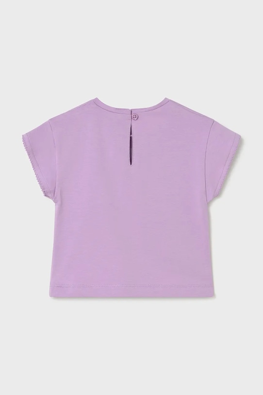 Mayoral t-shirt dziecięcy 1087.4L.Baby.PPY2 fioletowy SS26