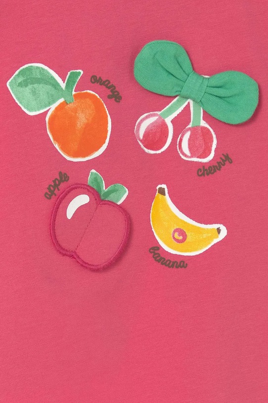 Dziewczynka Mayoral t-shirt dziecięcy 1087.4L.Baby.PPY2 różowy