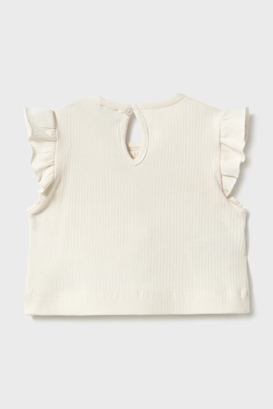 Mayoral top dziecięcy 1089.4G.Baby.PPY2 biały SS26