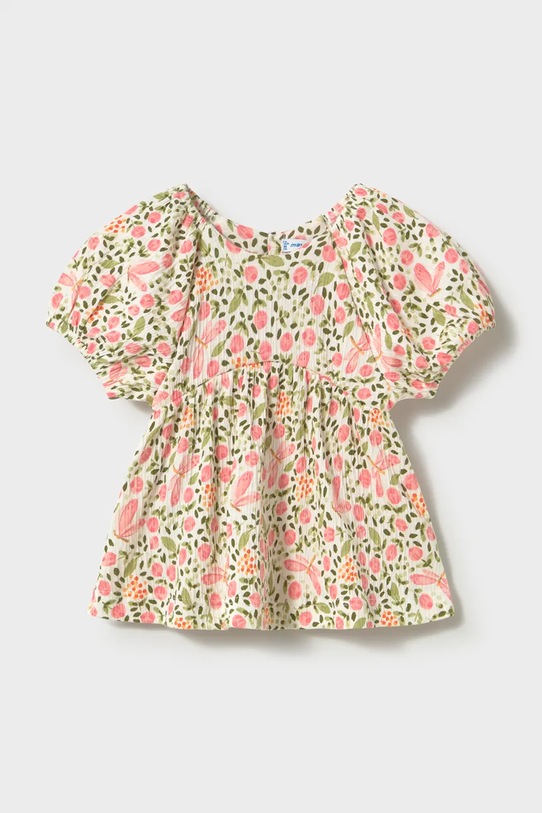 Mayoral t-shirt dziecięcy wzorzyste biały 1105.4E.Baby.PPY2