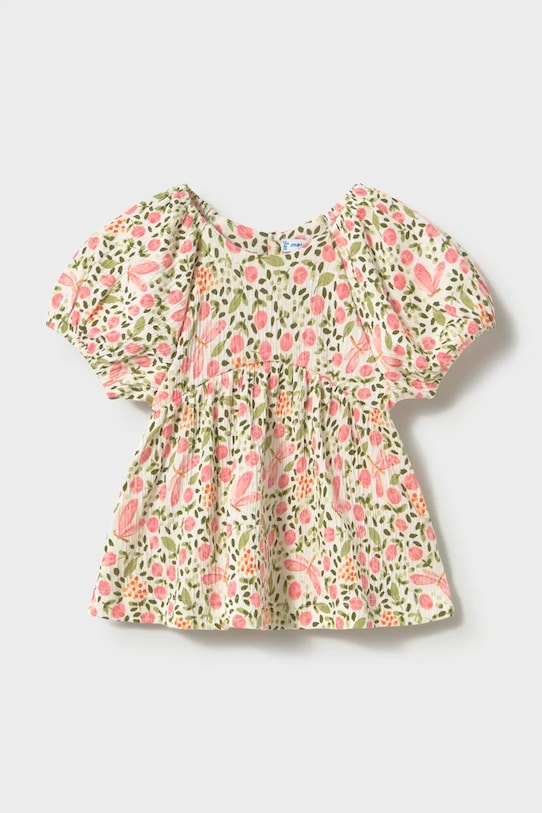 Mayoral t-shirt dziecięcy wzorzyste biały 1105.4E.Baby.PPY2