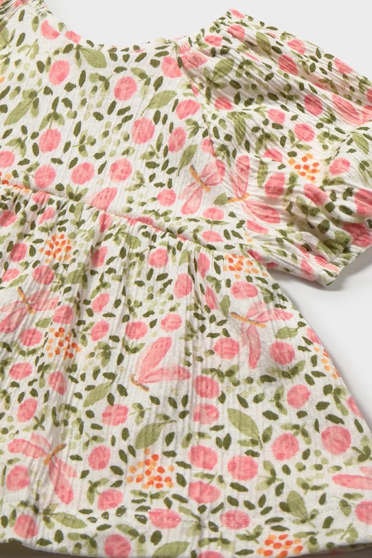 Dziewczynka Mayoral t-shirt dziecięcy 1105.4E.Baby.PPY2 biały