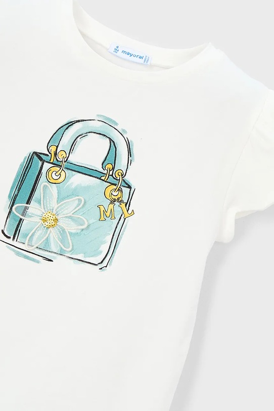 Mayoral t-shirt dziecięcy beżowy 3002.6B.Mini.PPY2