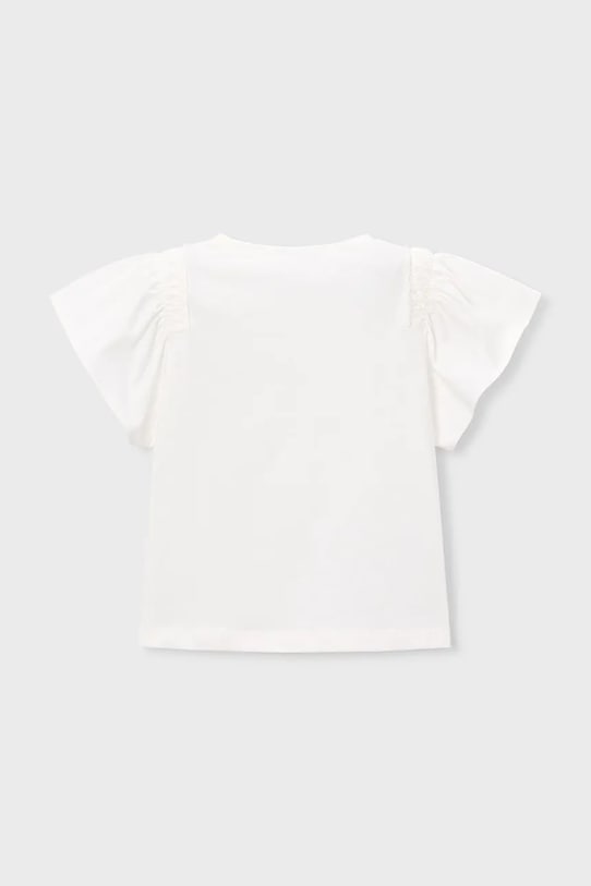 Παιδικό μπλουζάκι Mayoral 3004.6B.Mini.PPY2 λευκό SS26
