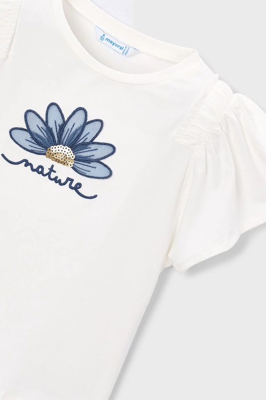 Κοριτσίστικα Παιδικό μπλουζάκι Mayoral 3004.6B.Mini.PPY2 λευκό