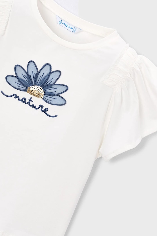 Κοριτσίστικα Παιδικό μπλουζάκι Mayoral 3004.6B.Mini.PPY2 λευκό