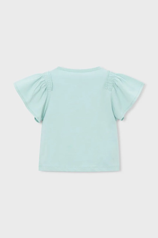 Dziewczynka Mayoral t-shirt dziecięcy 3004.6B.Mini.PPY2 turkusowy
