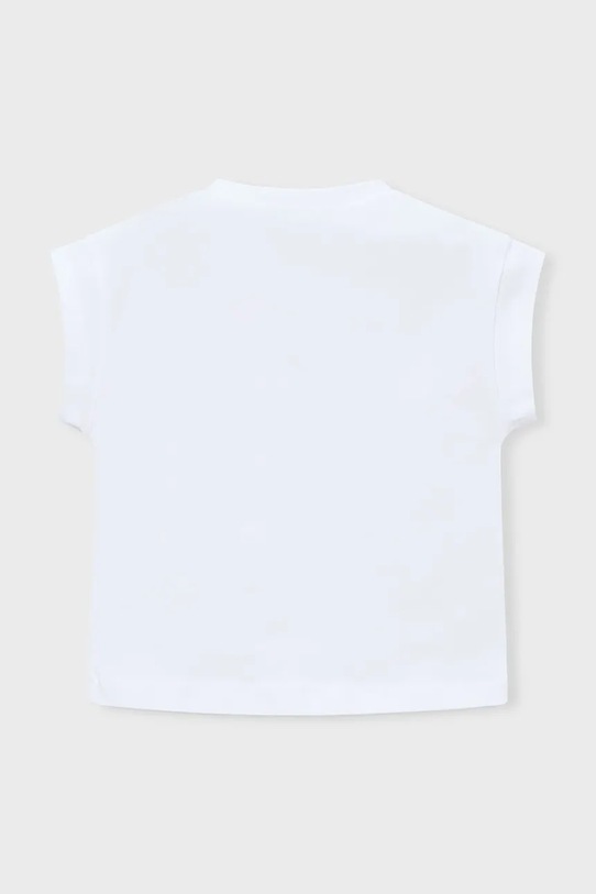 Dziewczynka Mayoral t-shirt dziecięcy 3005.6D.Mini.PPY2 biały