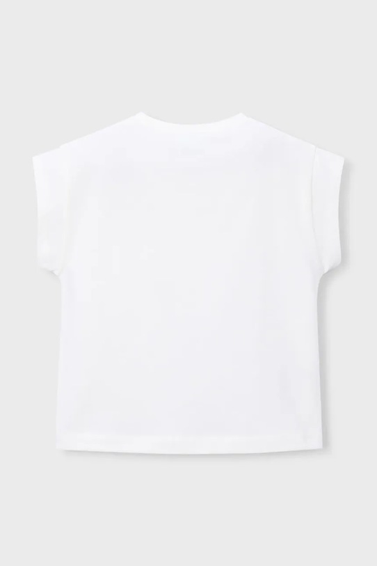 Mayoral t-shirt dziecięcy 3005.6D.Mini.PPY2 beżowy SS26