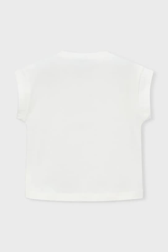 DÍVKA Dětské tričko Mayoral 3005.6D.Mini.PPY2 béžová