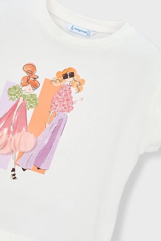 Dětské tričko Mayoral béžová 3005.6D.Mini.PPY2