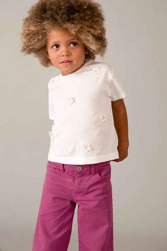 Mayoral t-shirt bawełniany dziecięcy 3013.6H.Mini.PPY2