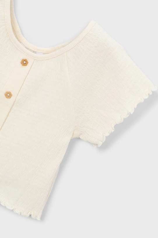 Mayoral t-shirt dziecięcy beżowy 3014.6J.Mini.PPY2