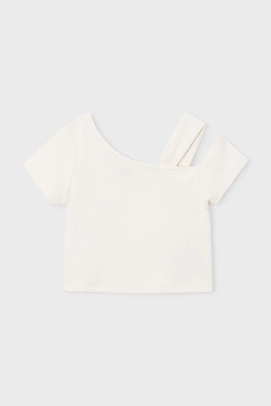 Παιδικό μπλουζάκι Mayoral 3017.6K.Mini.PPY2 λευκό SS26