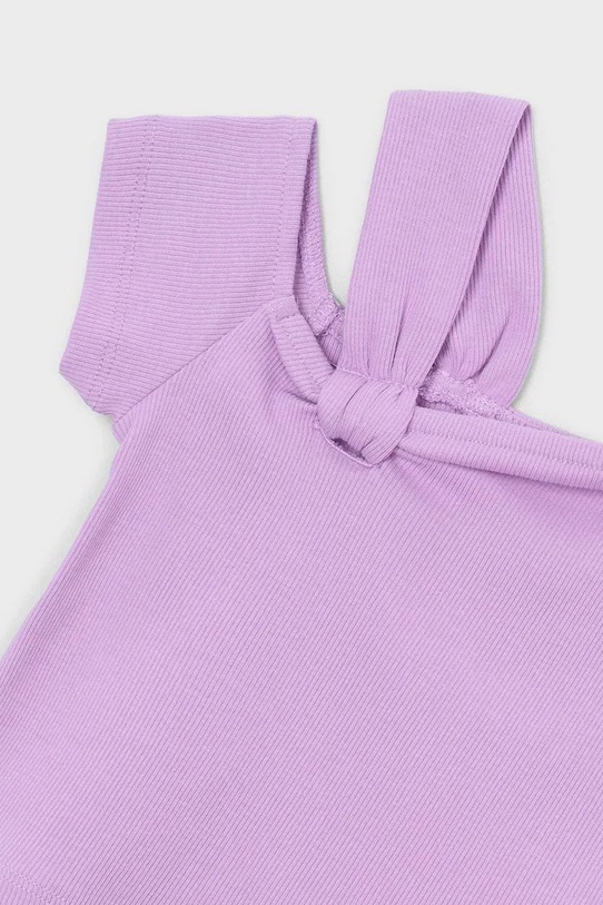 Dziewczynka Mayoral t-shirt dziecięcy 3017.6K.Mini.PPY2 fioletowy