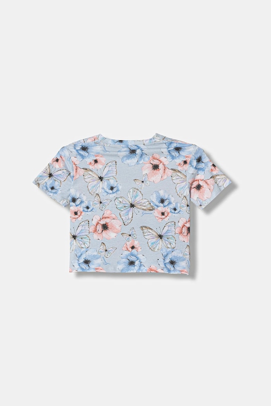 Guess t-shirt dziecięcy J6RI08.K6YW4.PPY2 niebieski SS26