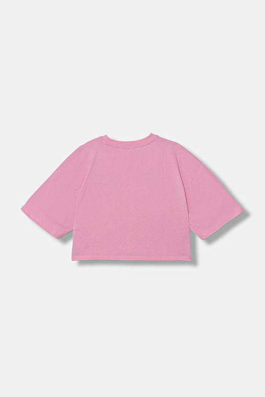 Guess t-shirt bawełniany dziecięcy J6RI11.KCNQ4.PPY2 różowy SS26